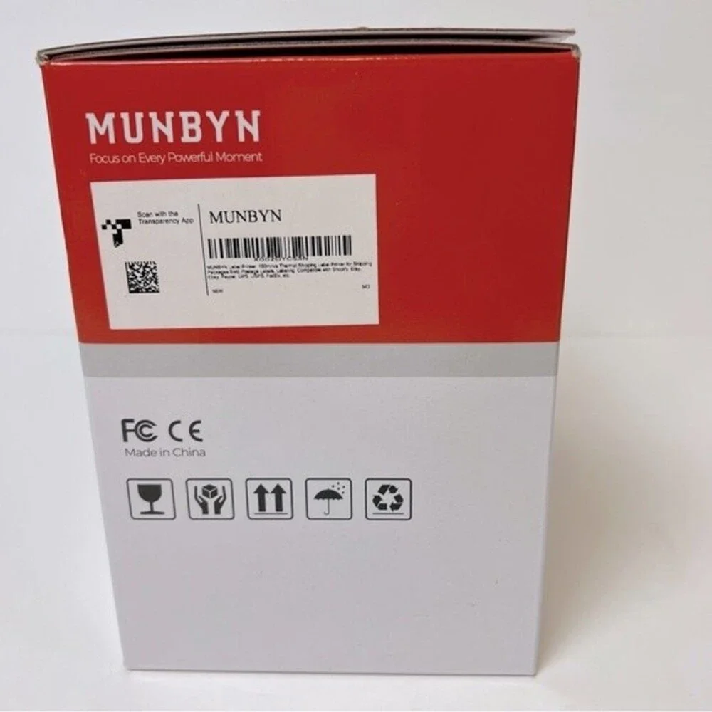 MUNBYN Thermal Shipping Label Printer Green NIB